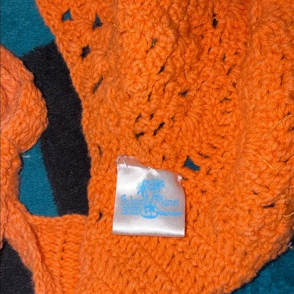 Orange Crochet Halter Top - Picture 6 of 7